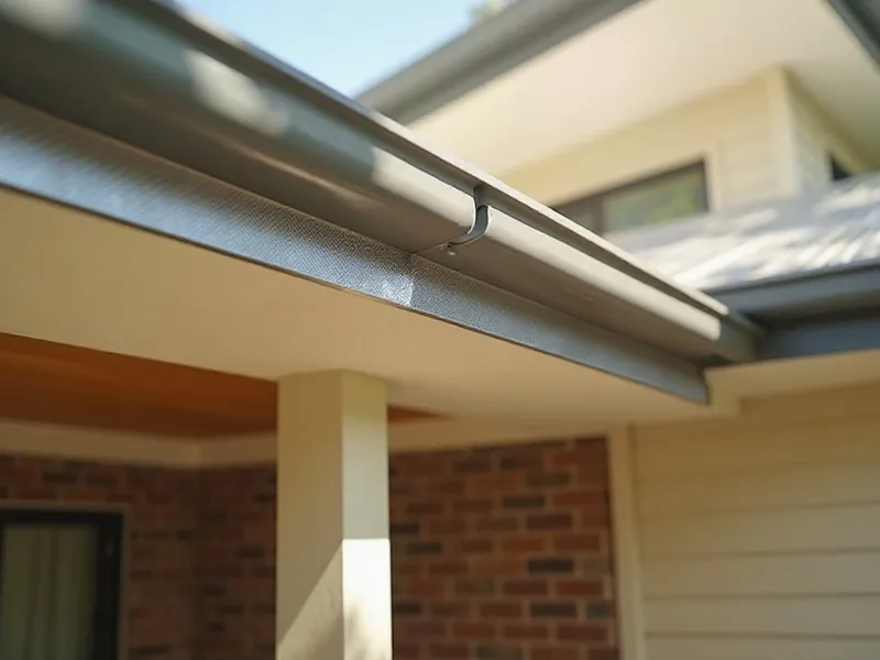 Sealed eave gap with stainless mesh after Pestline rodent proofing